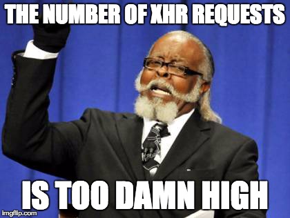 Too many XHR requests